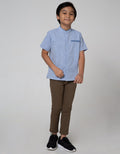 Little M Short Sleeve Koko Casual Texture