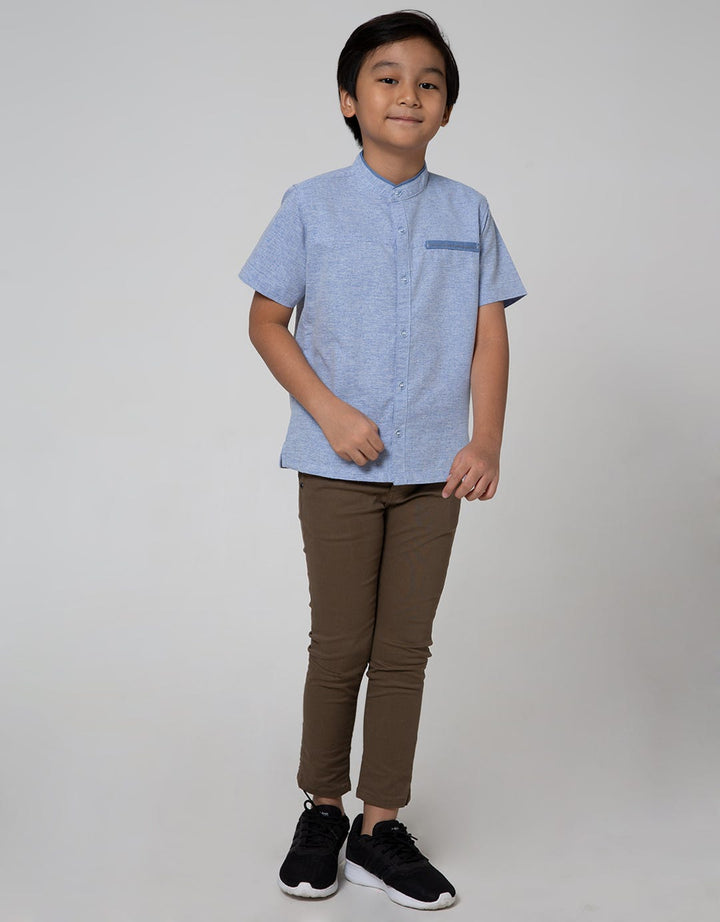 Little M Short Sleeve Koko Casual Texture