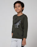 Little M Sweat-Shirt Sequin Dino
