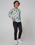 Little M Sweater Fullprint Croco Super