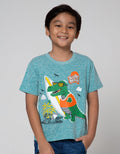 Little M Short Sleeve T-Shirt Lacoste Dino Surf