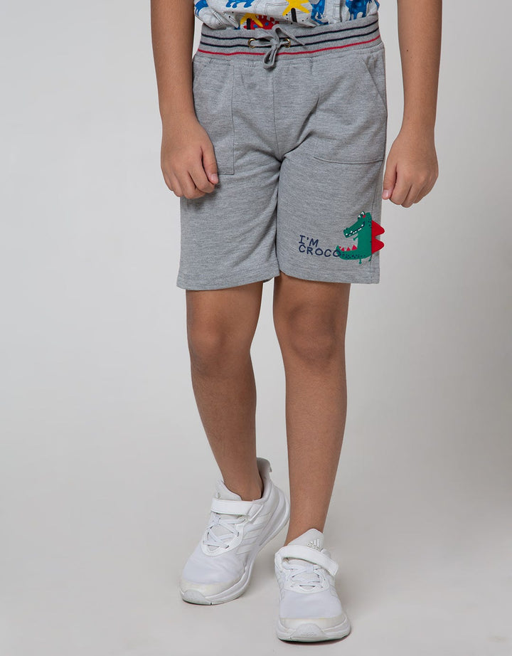 Little M Short Pants Knit Rib Croco Cucuk