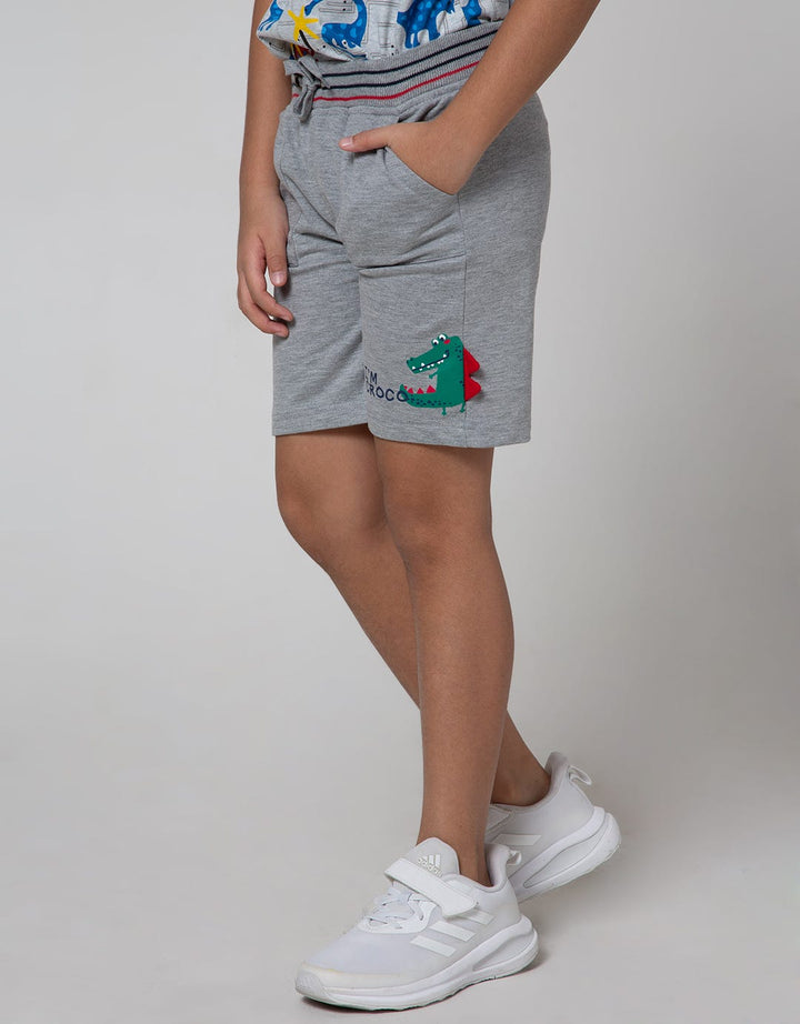 Little M Short Pants Knit Rib Croco Cucuk