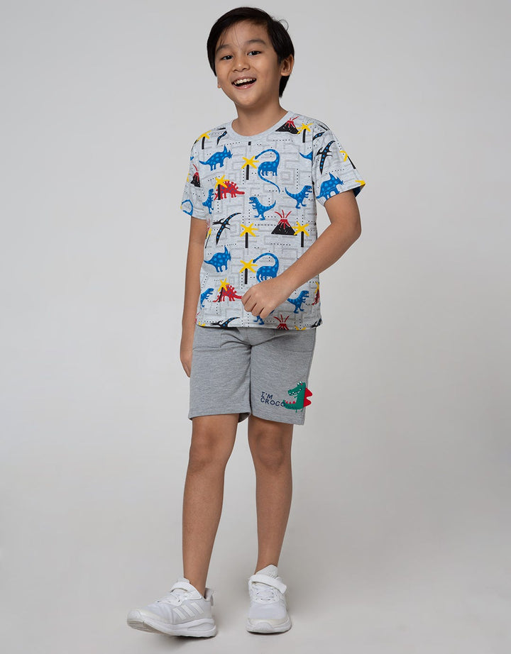 Little M Short Pants Knit Rib Croco Cucuk
