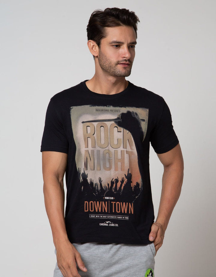 Cardinal Jeans T-Shirt Oblong Lengan Pendek Rock Night