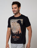 Cardinal Jeans T-Shirt Oblong Lengan Pendek Rock Night