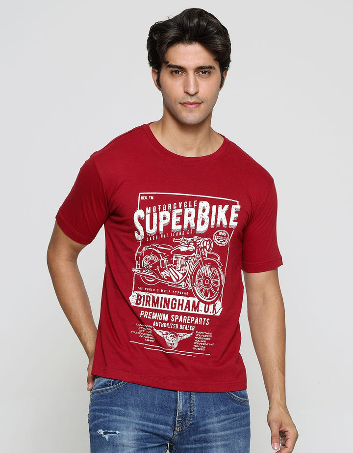 Cardinal Jeans Super Bike Men's T-Shirt
