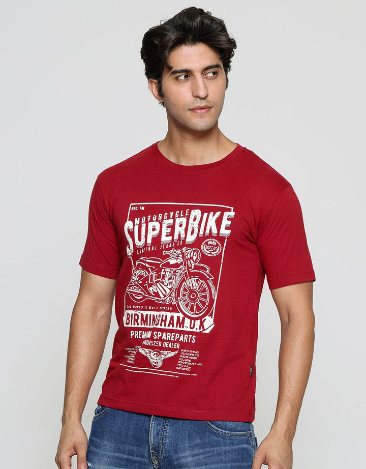 Cardinal Jeans Super Bike Men's T-Shirt