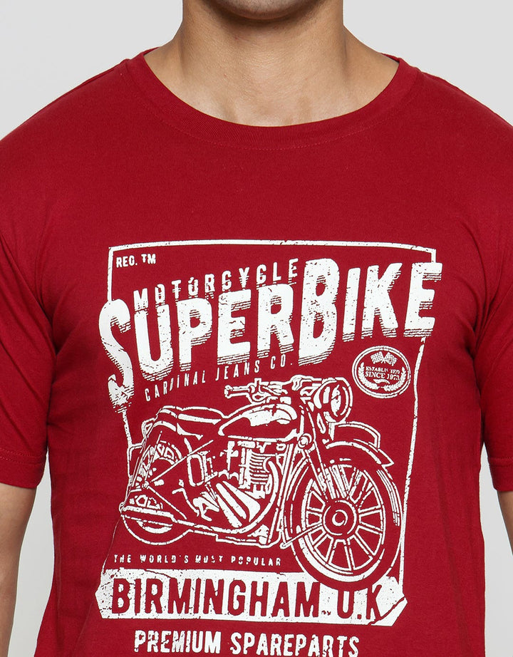 Cardinal Jeans Super Bike Men's T-Shirt