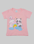 Pipiniko Short Sleeve T-Shirt Bunny And Panda