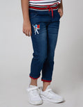 Little M Denim Long Pants Non Bordir Astronot