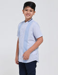 Cardinal Kids Boy Leaf Printy Baju Koko Anak Laki-laki