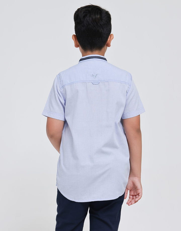 Cardinal Kids Boy Leaf Printy Baju Koko Anak Laki-laki