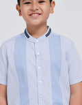 Cardinal Kids Boy Leaf Printy Baju Koko Anak Laki-laki