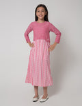 Cardinal Kids Girl Dress Anak Perempuan Print Stripes