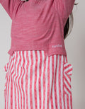 Cardinal Kids Girl Dress Anak Perempuan Print Stripes