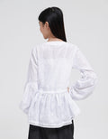 Cardinal Kids Girl Waist Belt Blouse