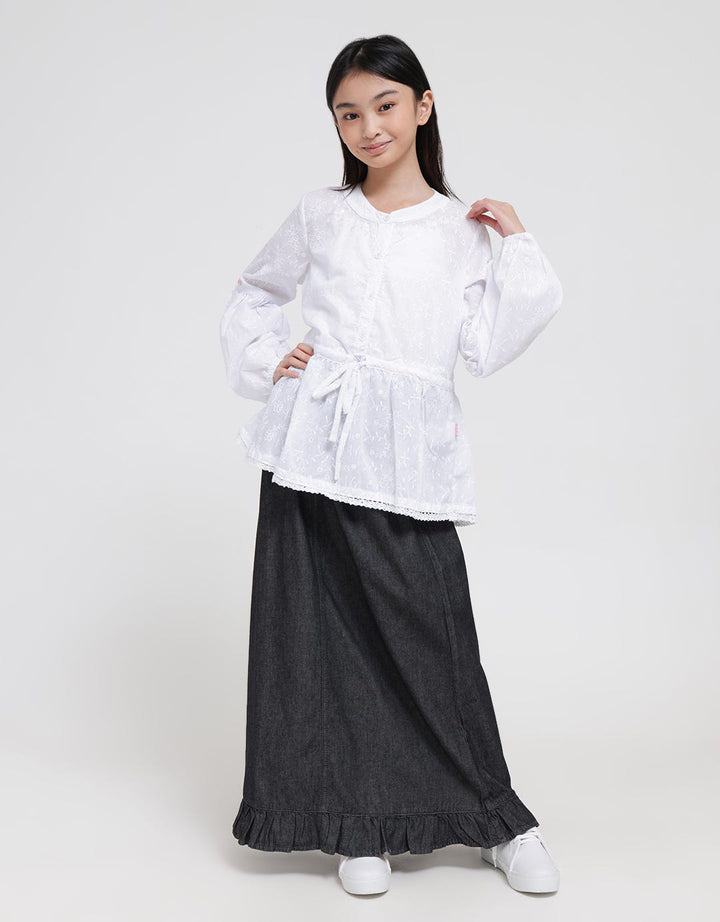 Cardinal Kids Girl Waist Belt Blouse Anak Perempuan