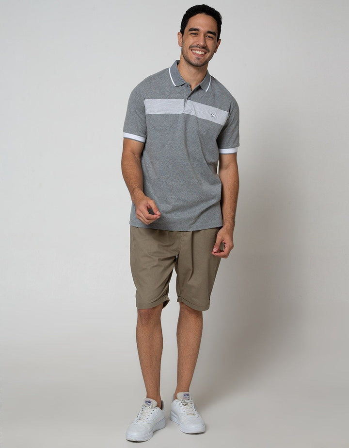 Walrus Kaos Polo Salur Kecil Satu Warna