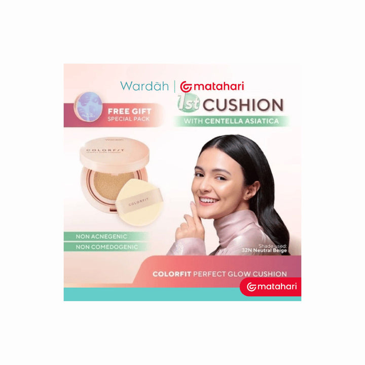 Wardah Colorfit Perfect Glow Cushion 43W Golden Sand 15 g