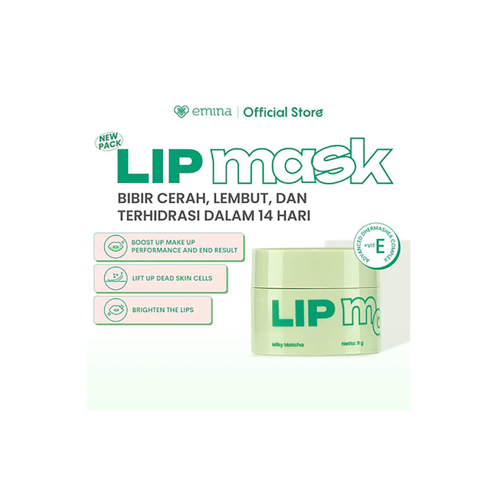 Emina Lip Mask Milky Matcha 9 g