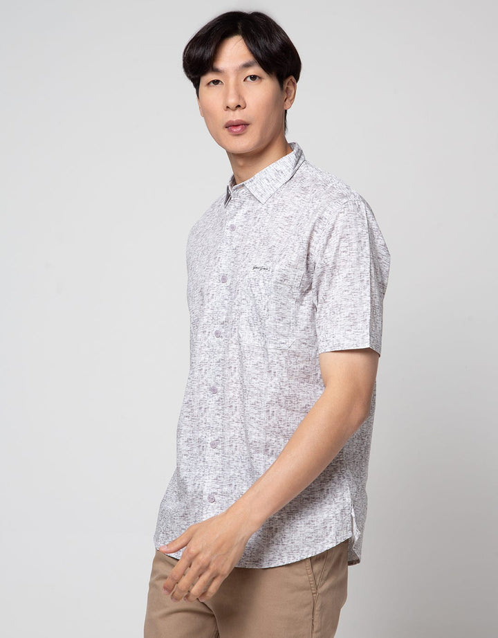 Giani Gracio Textured Print Kemeja Pria