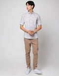 Giani Gracio Textured Print Kemeja Pria