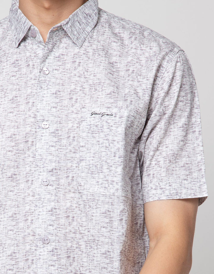 Giani Gracio Textured Print Kemeja Pria