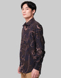 Moc Men's Long Sleeve Batik Shirt Muchoz Casual