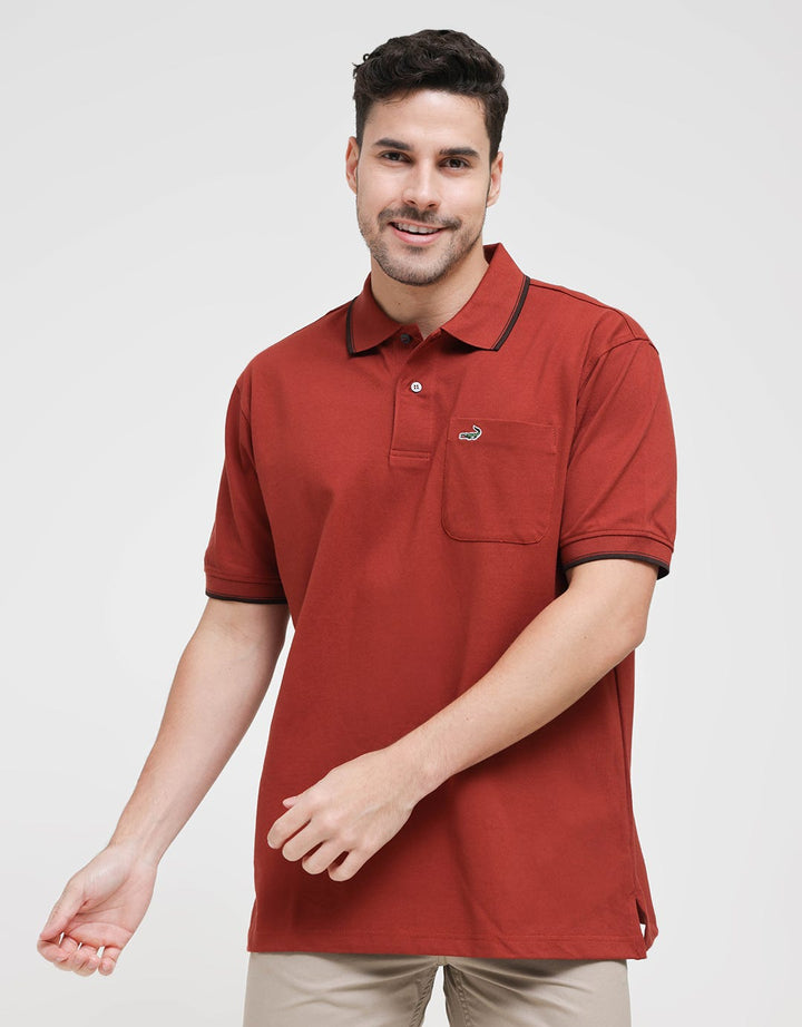 Crocodile Polo Shirt With Pocket
