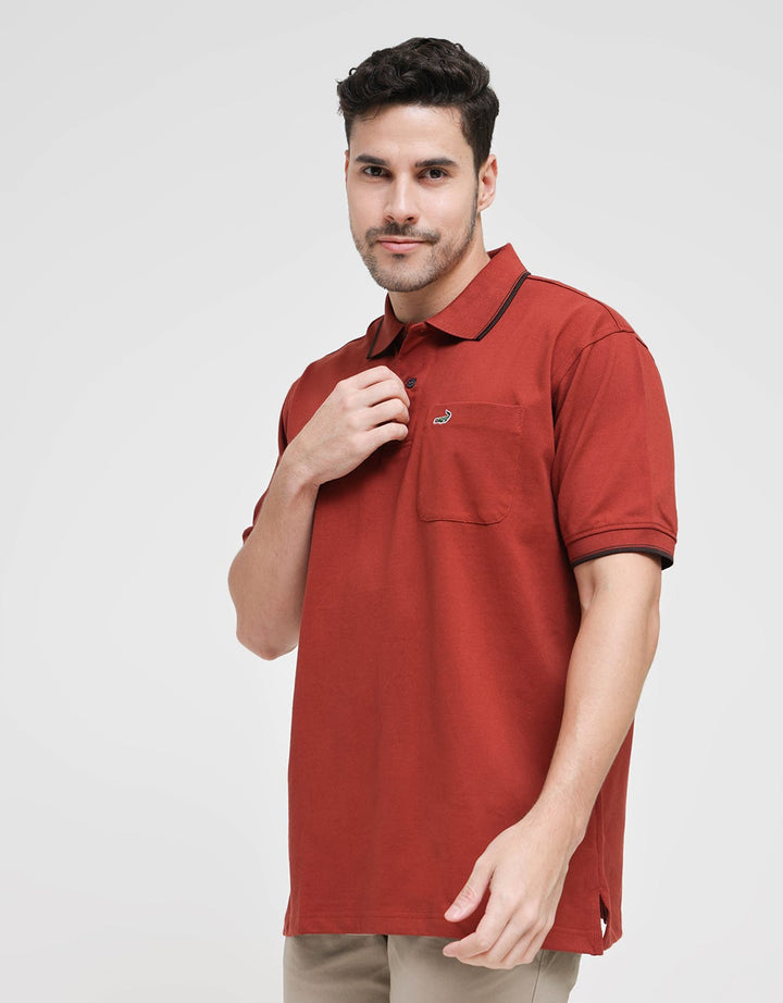 Crocodile Polo Shirt With Pocket
