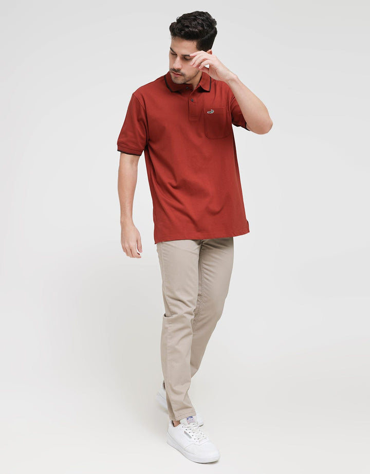 Crocodile Polo Shirt With Pocket