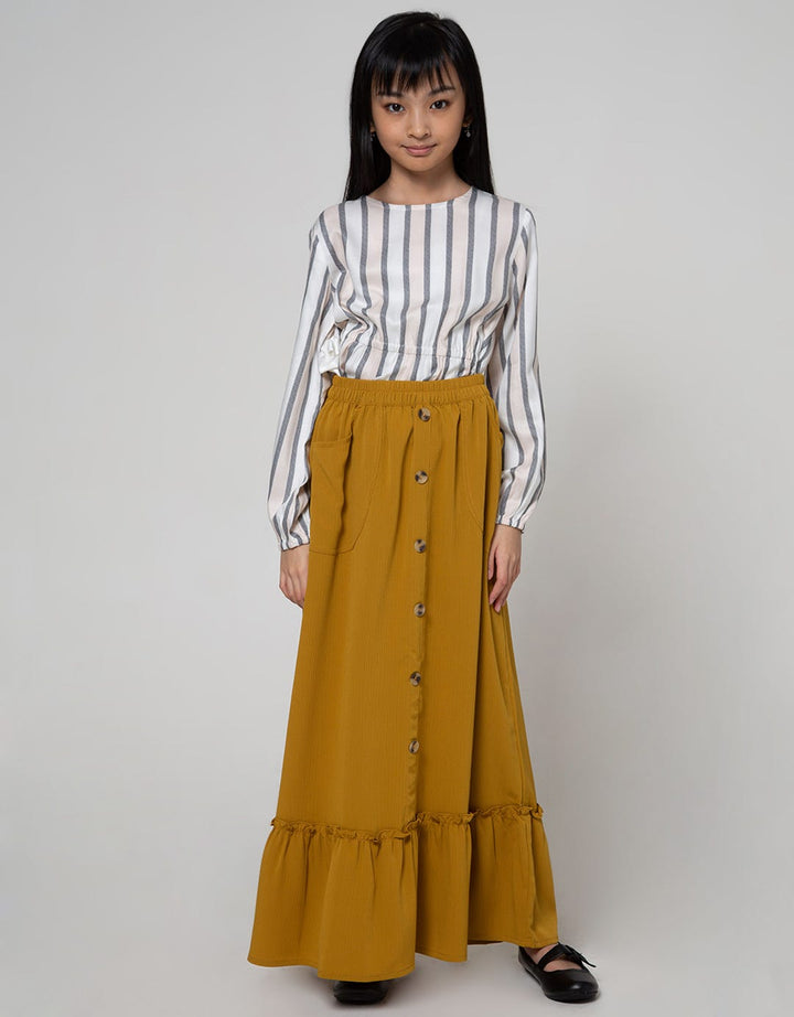 Nevada Long Skirt Crinkle Effect 