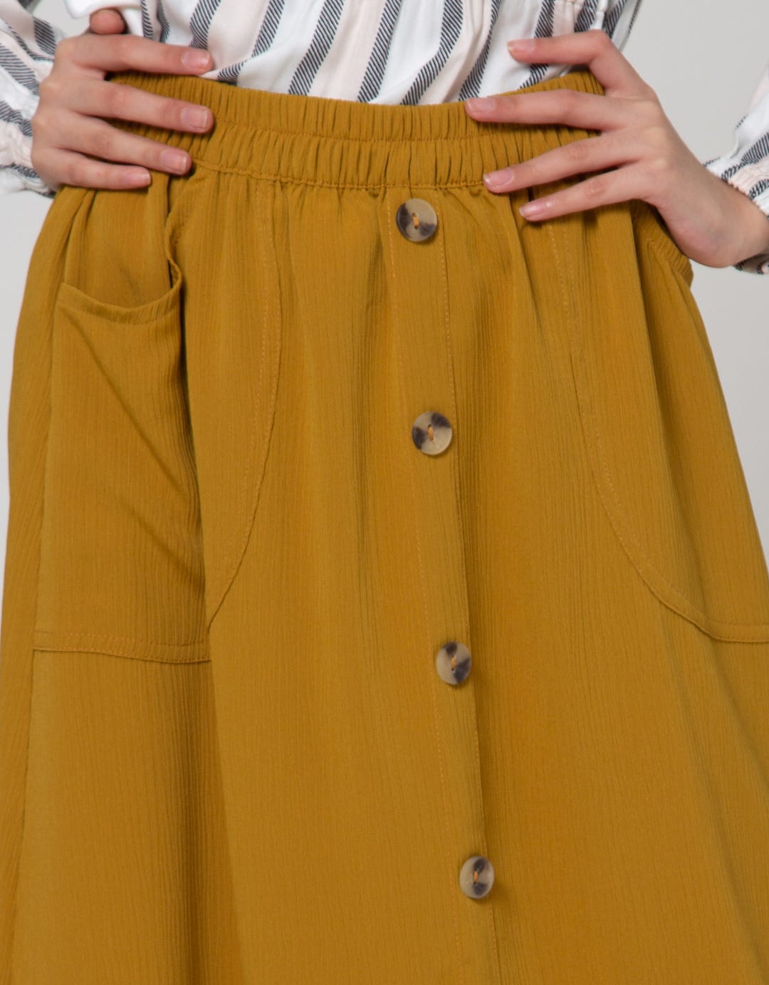 Nevada Long Skirt Crinkle Effect 