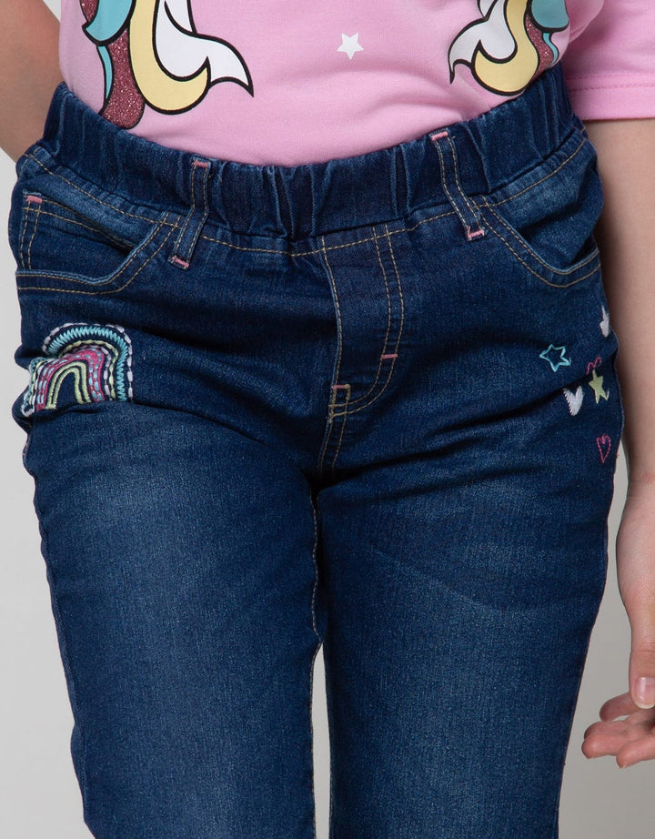 Aero Pant Denim Rainbow