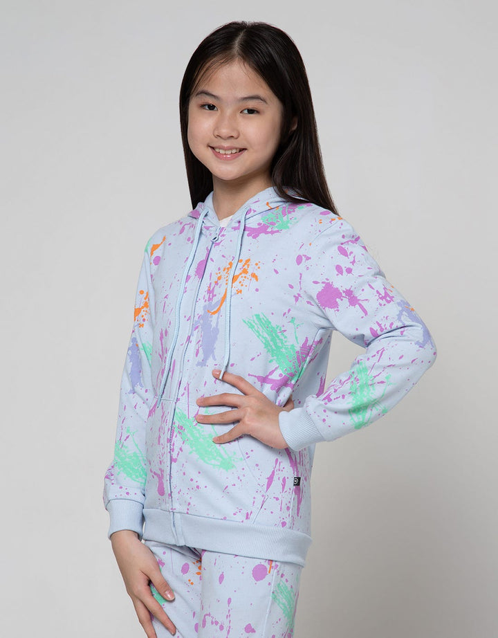Nevada Jacket Hoodie Print Splash All Over
