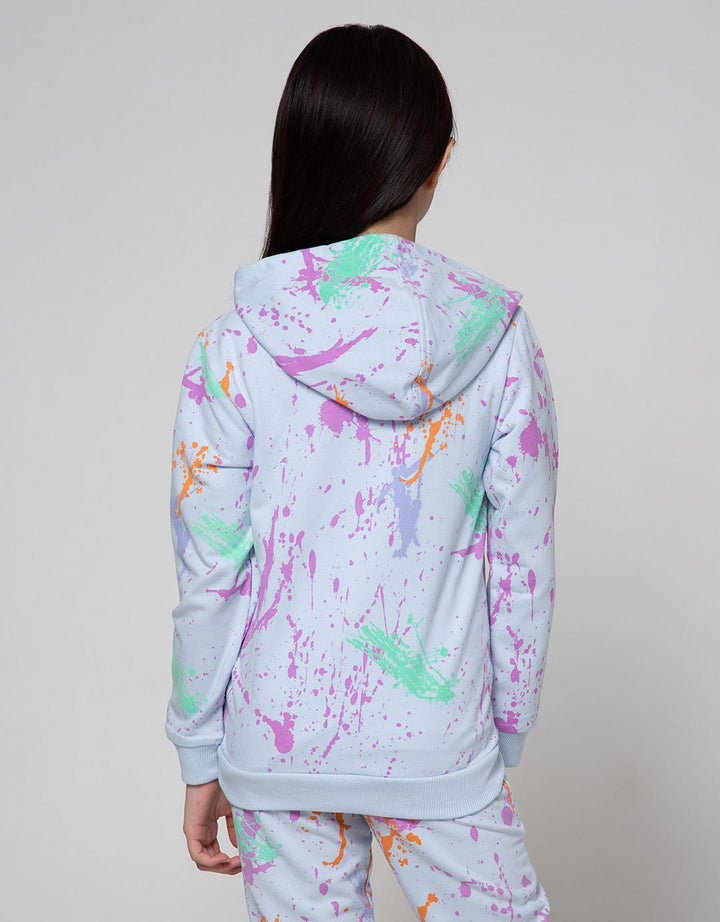 Nevada Jacket Hoodie Print Splash All Over