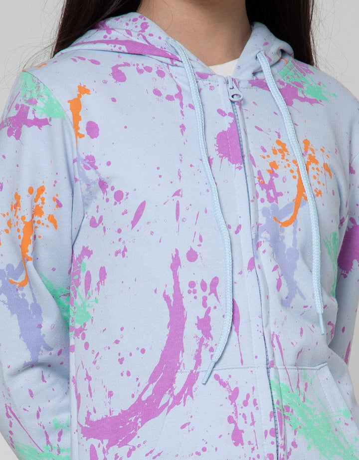 Nevada Jacket Hoodie Print Splash All Over