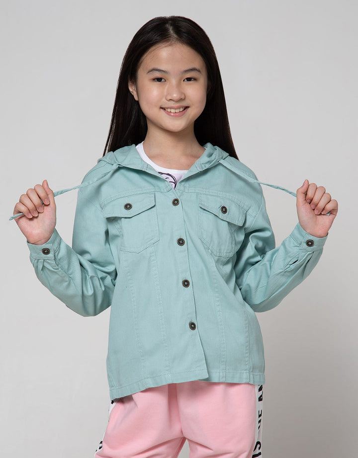 Nevada Jacket Twill Hoodie Ala Denim