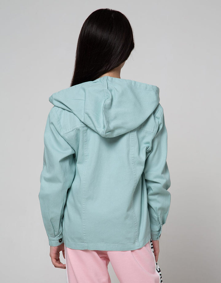 Nevada Jacket Twill Hoodie Ala Denim