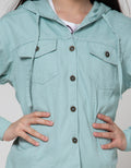 Nevada Jacket Twill Hoodie Ala Denim