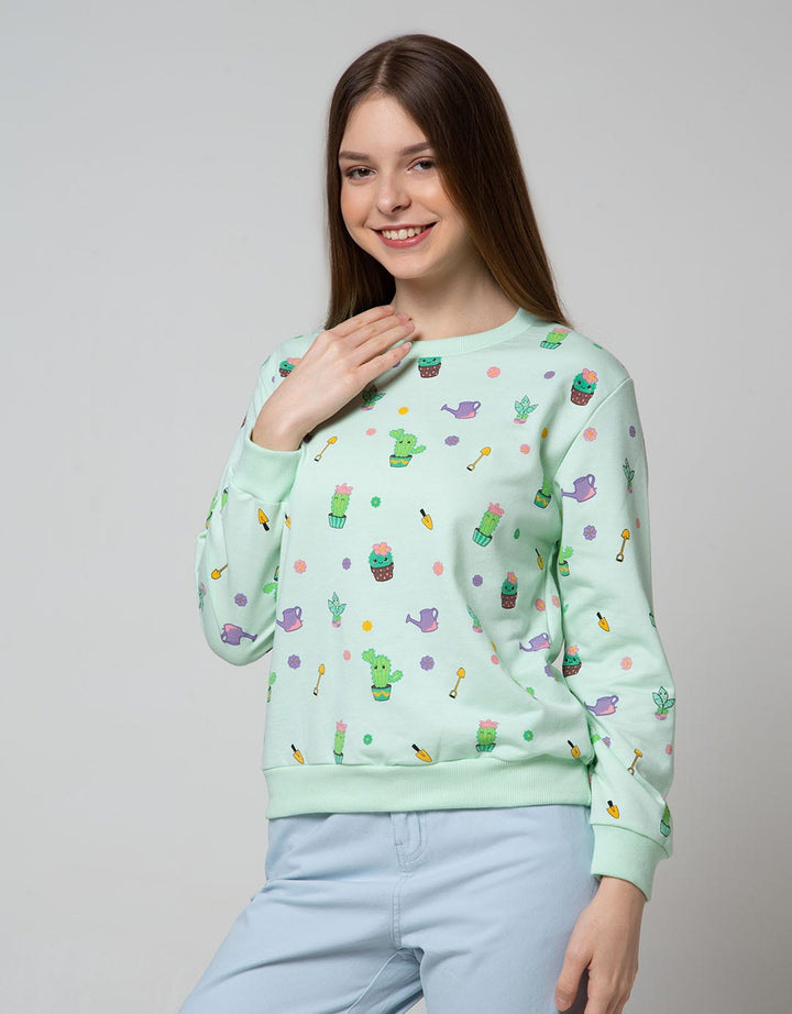 Nevada Cactus Print Sweatshirt