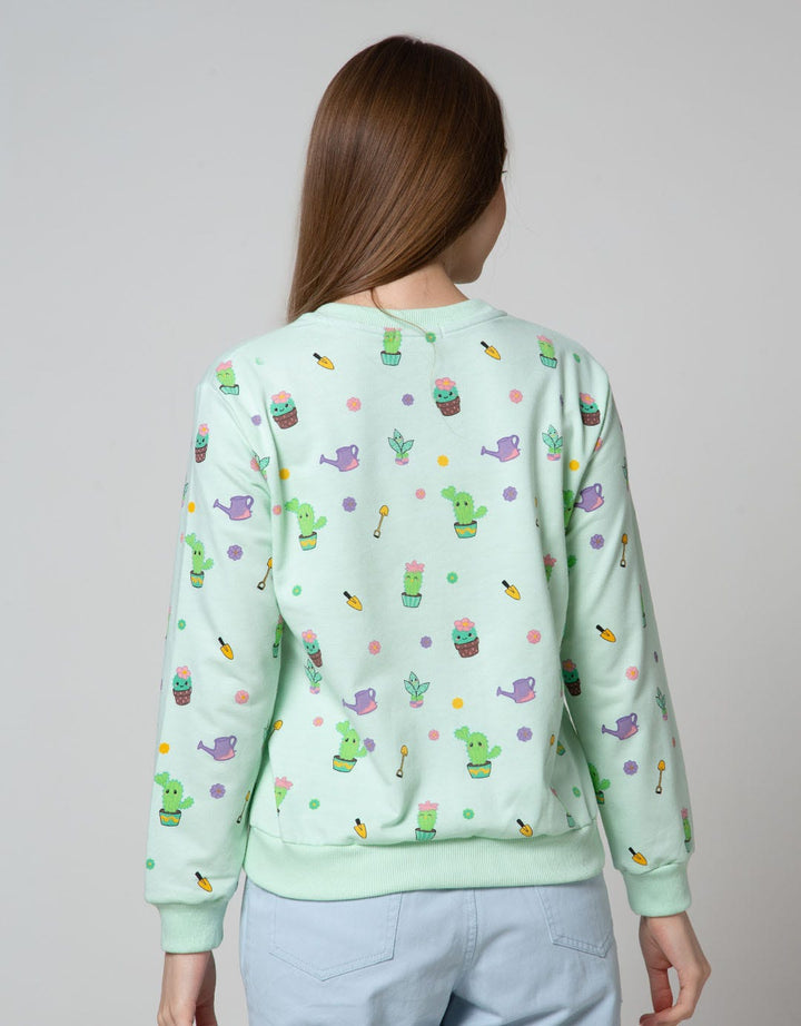 Nevada Cactus Print Sweatshirt
