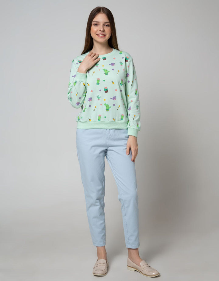 Nevada Cactus Print Sweatshirt