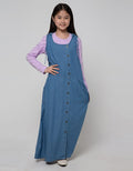 Nevada Short Sleeve Maxi Dress Sleeveless With Denim Hoodie