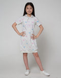 Nevada Short Sleeve Dress Hoodie Full Print Bear