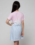Nevada Lengan Pendek Dress Tie Dye Two Colors