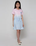 Nevada Lengan Pendek Dress Tie Dye Two Colors