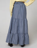 Nevada Long Skirt Gingham Checks