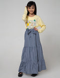 Nevada Long Skirt Gingham Checks